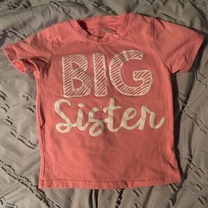 Big Sister Pink T-Shirt